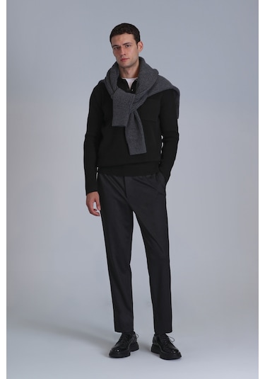 Lufian Rıver Erkek Kazak Siyah Siyah 112090142100100 Siyah