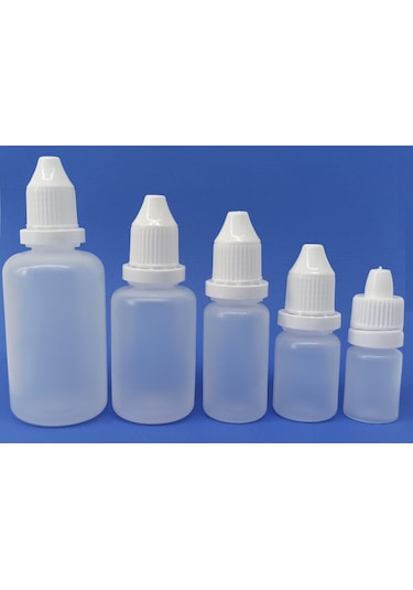 Demethome Plastik Boş Aseton Likit Kolonya Dezenfektan Şişesi 50 x 50 ML