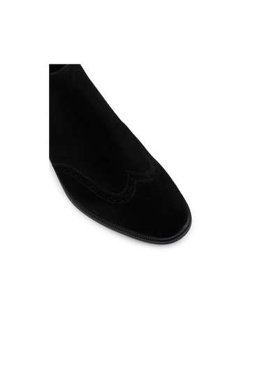 Deery Hakiki Süet Siyah Erkek Chelsea Bot - 01622msyhc12
