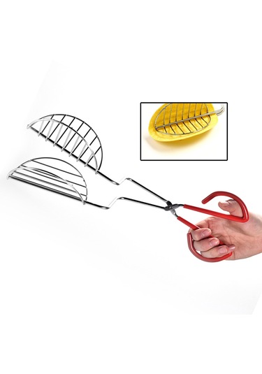 Homyl Paslanmaz Çelik Meksika Taco Tortilla Kabuk Kalıplama Gümüş GÜmüş