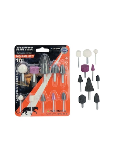 Knıtex Avuç Taşlama 10 Pcs Set