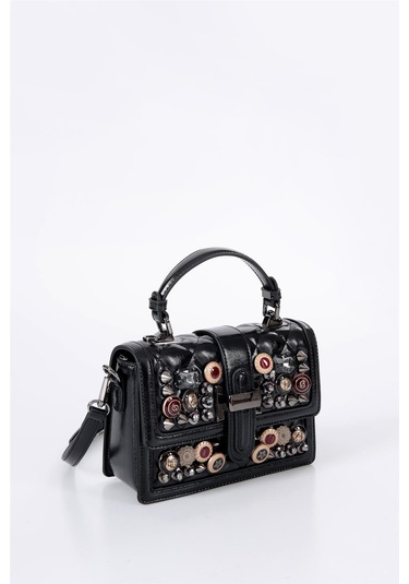 Ççs 17572 Kadın Omuz Askılı El Çantası Siyah