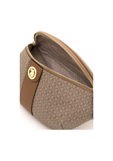 U.S. Polo Assn. Kadın Koyu Bej Bel Çantası 50293693-VR088