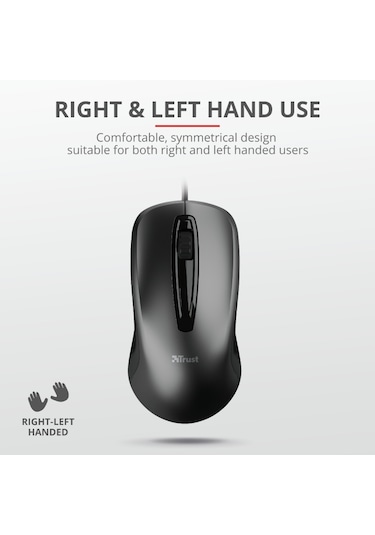 Trust 23733 Carve USB 1200 DPI Mouse