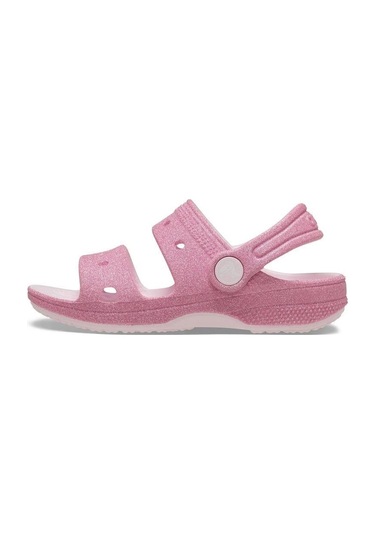Croc 207983-6zw Classıc Croc Glıtter Sandal Çocuk Terlik Sandalet Pembe