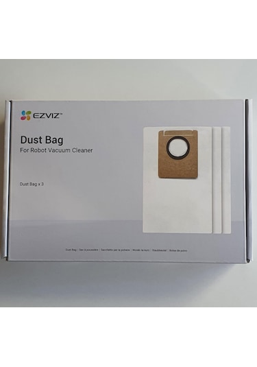 Ezviz Rs20 Pro Robot Süpürgeler İçin 3'lü Toz Torbası Ezviz Türkiye Garantili