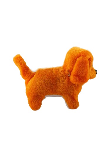 2 Pcs Plush Puppy Electric Toys Can Will Move Forward / Will Backwards / Sounding And Luminous Eyes