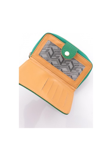 Ççs 80266 Kadin Portföy Cüzdan Çimen Yeşili