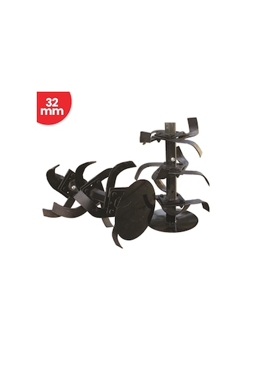 32 mm Akslı Dizel Ve Benzinli Çapa Bıçak Takımı Komple 12+12