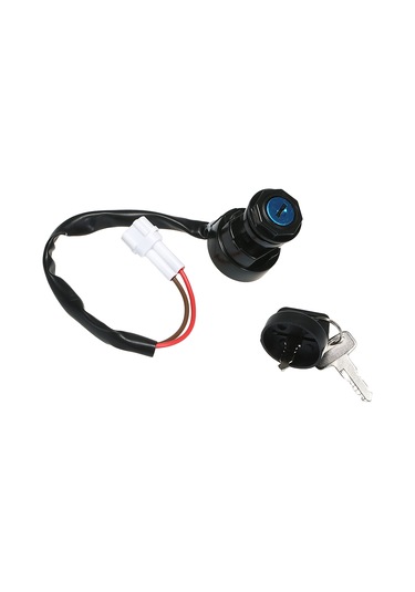 Teltree Yamaha Raptor 660 Yfm660 2001-2005 Atv İçin Dayanıklı Metal-plastik Ateşleme Anahtarı, 4 Tel, 3 Pin Ve 2 Anahtar Dahil 1-gang