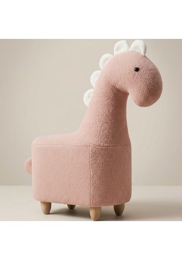 Argimo Rexy Dinozor Bebek Çocuk Odası Puf Pembe