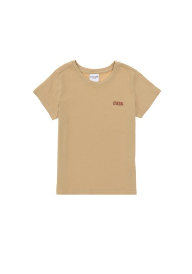 U.s. Polo Assn. Erkek Çocuk Kum Tişört 50298086-vr085 Kum