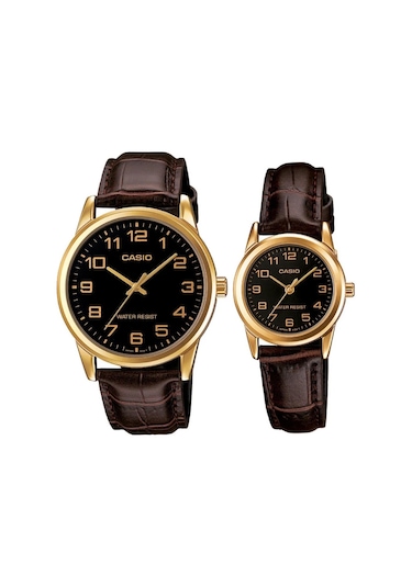 Casio Mtp-ltp-v001gl-1budf Çift Kol Saati Kadın-erkek Metalik