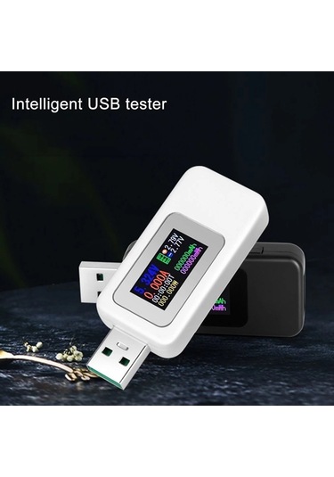 Butuglobal Kws-mx18 10 İn 1 Usb Dc Test Cihazı Akım 4-30 V Gerilim Metre Zamanlama Ampermetre Dijital Metre Siyah