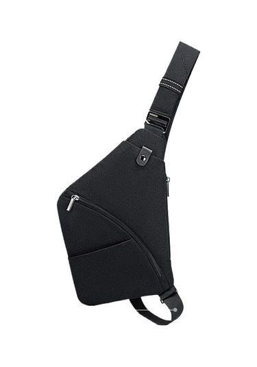 Erkek Ve Kadınlar İçin Şık Ve Pratik Su Geçirmez Çapraz Body Bag, Spor Ve Günlük Kullanım İçin Modüler Omuz Çantası, Seyahat Ve Outdoor Aktivitelerine Uygun Dayanıklı Sırt Çantası Siyah