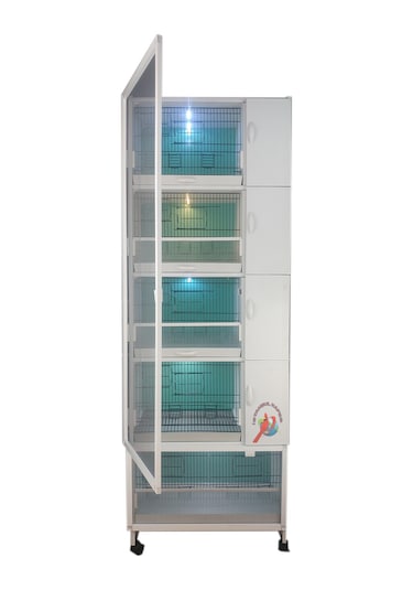 İstanbul Kafes Model 5Ys Pvc Kuş Dolabı