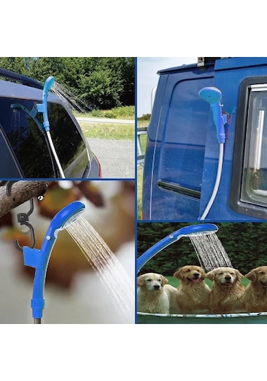 12 V Taşınabilir Seyahat Kamp Araç Oto Duş Seti N11.18