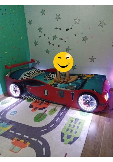 Gt2 - Bmw - Arabalı Yatak - Tekerlekleri Ledli.