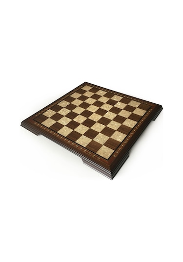 Helena Wood Art El Yapımı Ahşap Satranç Tablası