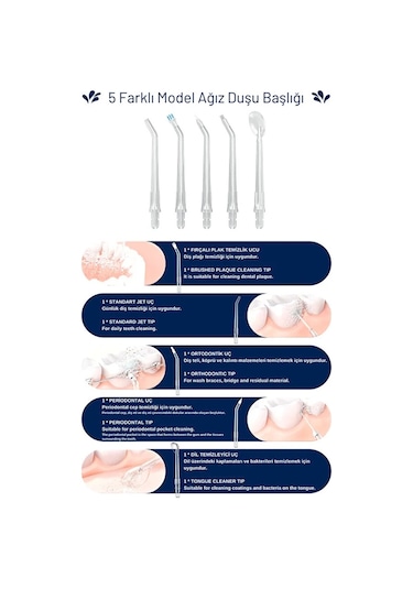 Oral White Professional Series 9000 Şarjlı Ağız Duşu