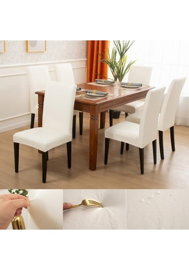 Kahve Semıga Elastik Koltuk Kılıfı Sandalye Kılıfı Su Geçirmez