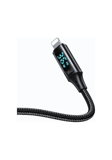 Mcdodo CA-1030 36 W Type-C To Lightning Dijital Göstergeli Data Şarj Kablosu