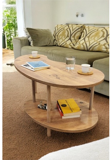 Fasülye Orta Sehpa Ahşap Ayaklı Sehpa Iki Raflı Sehpa Dekoratif Sehpa Gazetelikli - Çam Çam Fasülye Orta Sehpa Ahşap Ayaklı Sehpa Iki Raflı Sehpa Dekoratif Sehpa Gazetelikli - Çam Çam