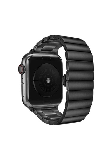 Watch Ultra 49mm Kordon Uyumlu Krd-41 Metal Strap Kayış Cppl- Gümüş