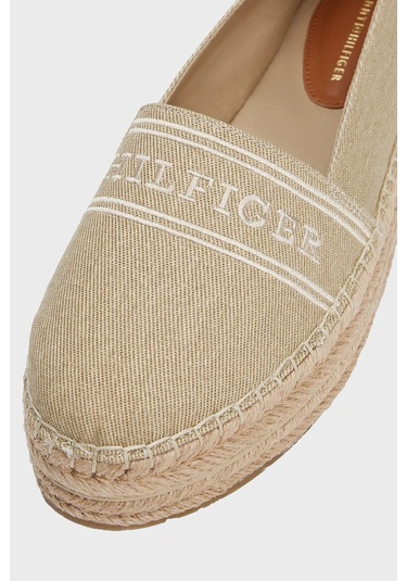 Tommy Hilfiger Bayan Espadril Fw0fw08543 Acc Bej Bej