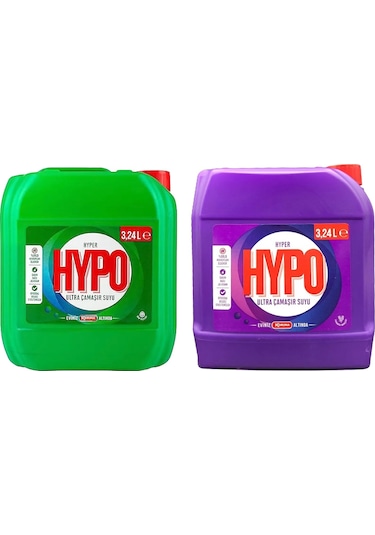 Hypo Çamaşır Suyu 3,24 Lt Çam Ferahlığı Ve Lavanta 2 Li Set 2'li Set