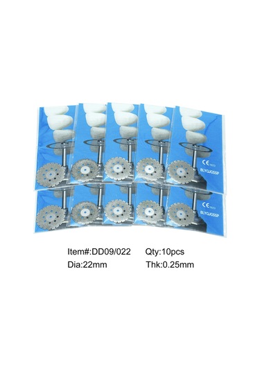 10 Adet Wellck Diş Laboratuvarı Parlatma Elmas Diskler 0.25mm Çift Taraflı Kaplama Disk Diş Hekimi Döner Kesme Aleti Parlatıcı Makinesi Işık Mor Chına