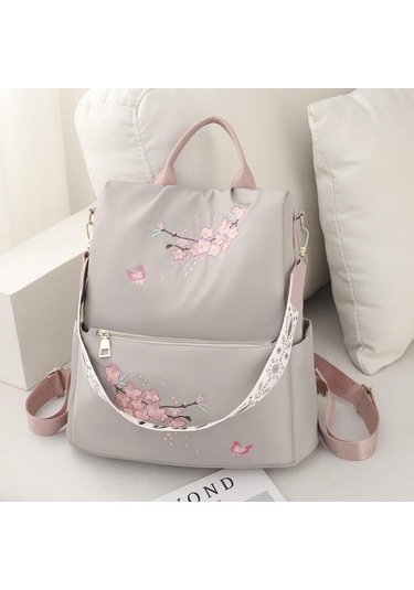 Su Geçirmez Oxford Kadın Sırt Çantası Moda Hırsızlığa Karşı Kadın Sırt Çantaları Çiçek Baskılı Kız Okul Çantası 2023 Yaz Büyük Sırt Çantası Black Siyah Su Geçirmez Oxford Kadın Sırt Çantası Moda Hırsızlığa Karşı Kadın Sırt Çantaları Çiçek Baskılı Kız Okul Çantası 2023 Yaz Büyük Sırt Çantası Black Siyah