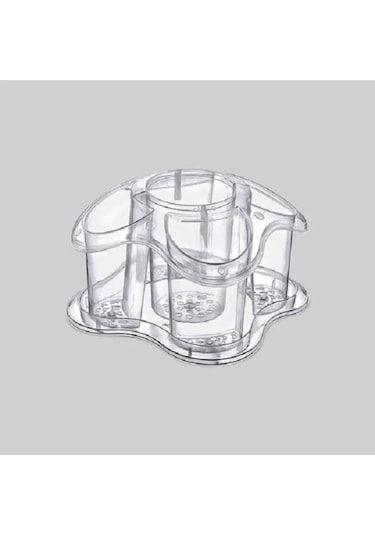 Papatya Masa Üstü Kaşıklık Şeffaf Royaleks-e227 Çok Renkli