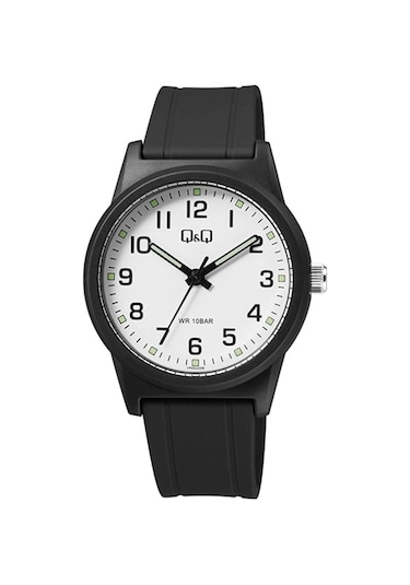 Q&q Vr35j028y Erkek Kol Saati Altın - Siyah