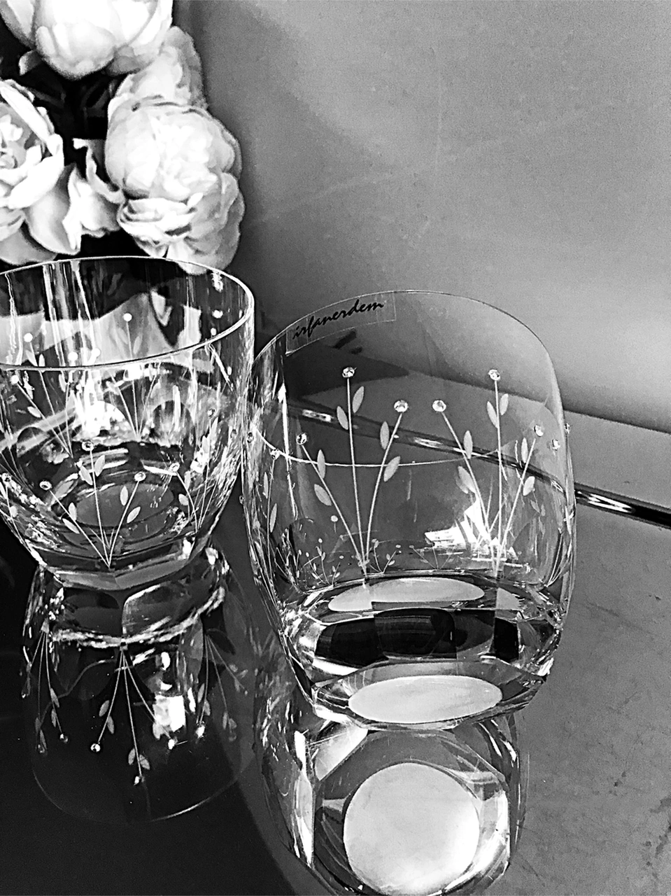 Pearl Viski Bardağı Özel Yapım % 100 El Yapımı 6 Adet Şeffaf