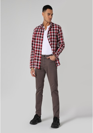 Colins Straıght Fıt Düşük Bel Düz Paça Erkek Antrasit Pantolon Cl1049744 Q1.v1 Ant Antrasit