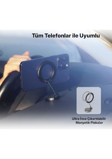 Ttec EasyDash Pro 2TT41 M MagSafe Uyumlu Araç içi Telefon Tutucu