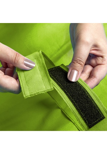 Bundera Flow Yeşil Ahşap Yaylı Zıpzıp Hamak Beşik Hoppala