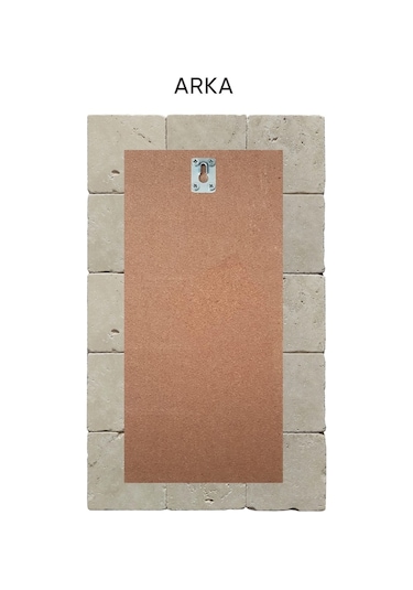 Taş Tablo Elif Vav Islami Tablo- Duvar Dekoru, Dini Tablo, 30x50cm