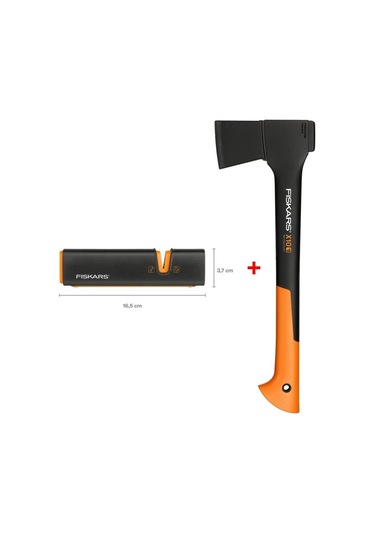 Fiskars Parçalama Baltası S-x10 + Balta Ve Bıçak Bileyici