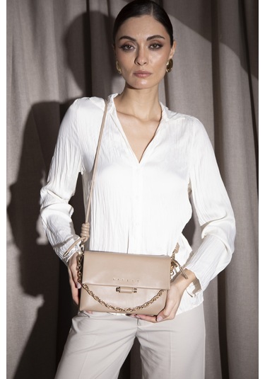 Sisley Kadın Çapraz Çantası Sly 182 Std / Ten Ten