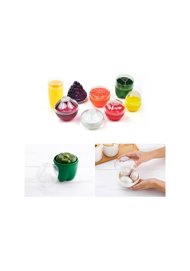 Yuntech01 Pp Malzeme Sarımsak Depolama Kutusu, Şeffaf Kapaklı, Dayanıklı Mutfak Ve Buzdolabı Muhafaza Kutusu Diğer