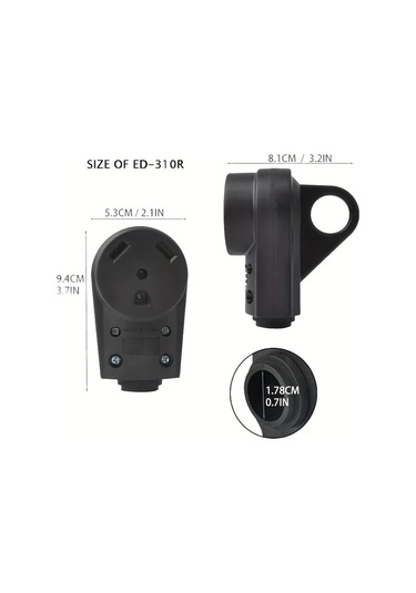 Chuangyinshop Ed-310r Tt-30r 30 Amper Rv Yedek Dişi Priz Etl Onaylı 125v Us Evrensel Uyumlu