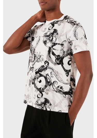 Versace Jeans Couture Erkek T Shirt 76gah6s0 Js287 003 Beyaz Versace Jeans Couture Erkek T Shirt 76gah6s0 Js287 003 Beyaz
