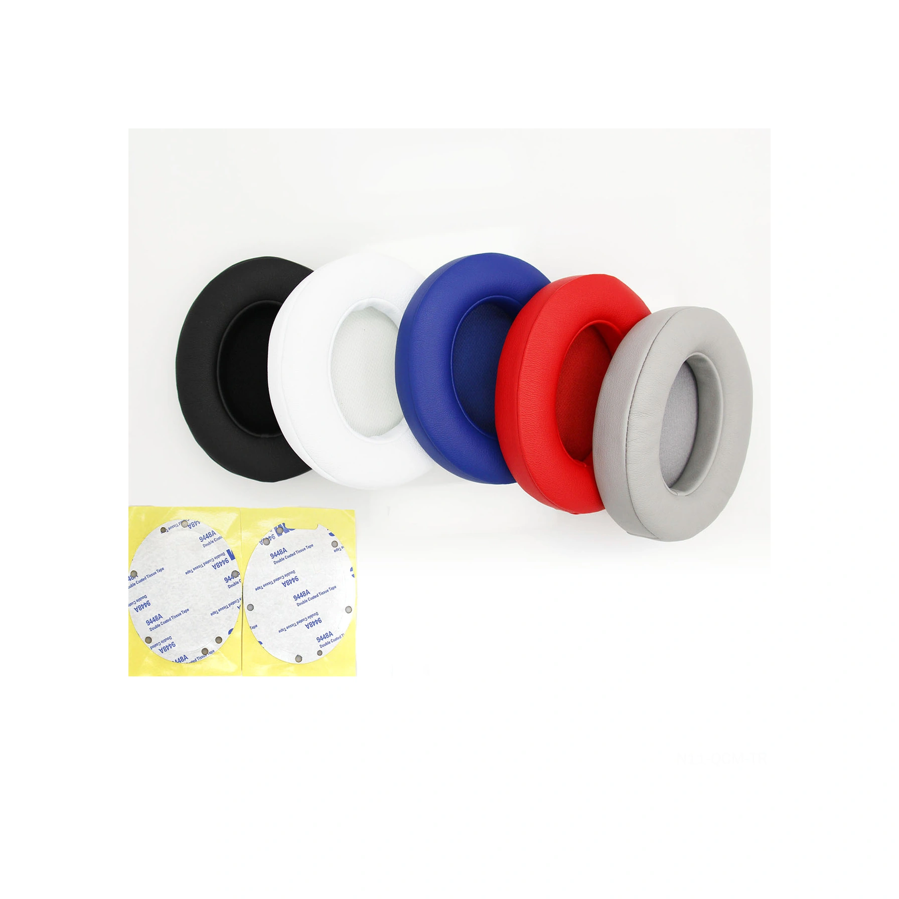 Qingmipy Beats Studio 2/3 İçin Mavi Değiştirme Kulaklık Örtüsü - Protein Deri + Hafıza Köpük Mavi