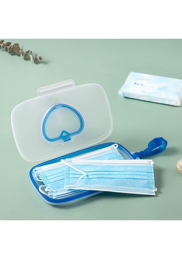 Moveevo Baby-friendly Kalp Desenli Taşınabilir Islak Mendil Kutusu - Seyahat Ve Ev Kullanıma Uygun, Sağlıklı Saklama Beyaz + Pembe