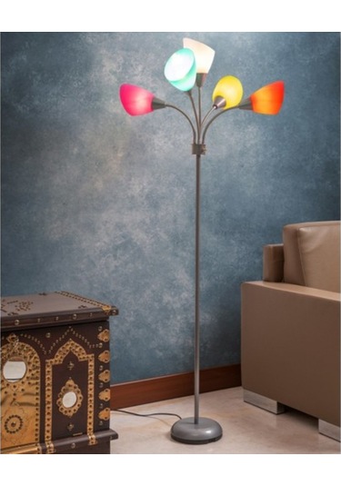 Colorato Serisi Beş Renkli Lambader - 7150