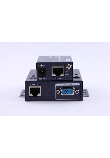 Vcom Dd191 Vga Rj45 Cat5E 6 Extender Metal 100M Uzatıcı