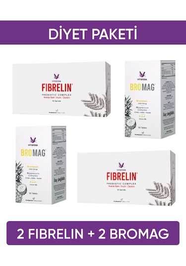 Vitisfera Diyet Paketi 2 Bromag + 2 Fibrelin