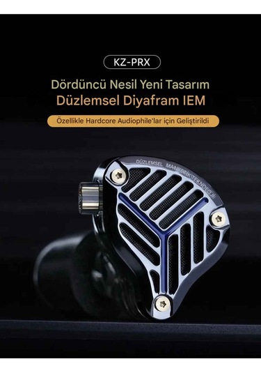 Kz Prx Dördüncü Nesil Planar Diyafram Iem Mikrofonlu Prx